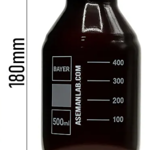 بطری درب آبی 500 میل تیره