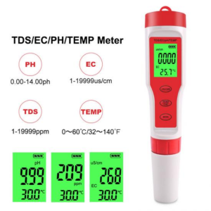 دستگاه ph چهار کاره دیجیتال قلمی pH/EC/TDS/TEMP