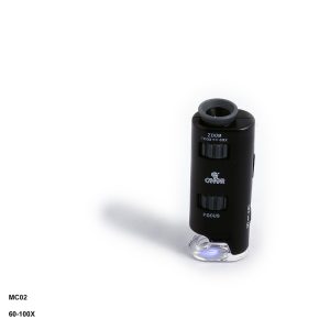 میكروسكوپ جیبی چراغ دار MC02 60X-100X