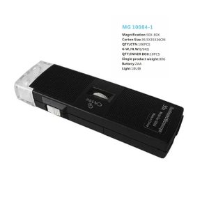 میكروسكوپ جیبی چراغ دار MG10084-1 80X