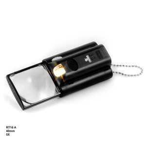 ذره بین و لوپ جیبی و موبایلی RT16A LED 5X
